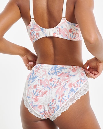 Pretty Secrets (2 Pack) Adrianne Midi Brief Knickers Floral