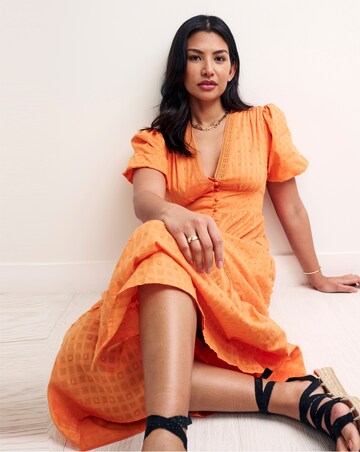 Nobody's Child Cici Organic Cotton Midiaxi Dress