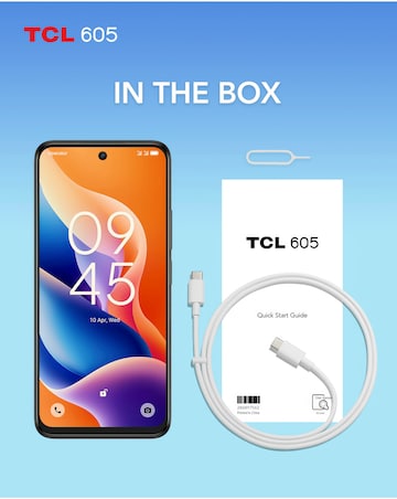 TCL 605 4G 128GB - Obsidian Black