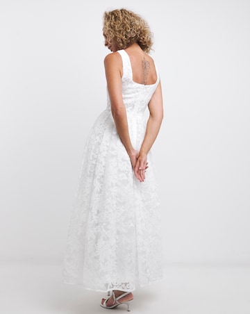 Joanna Hope Brocade Prom Bridal Maxi Dress