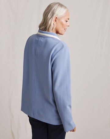 Julipa Button Neck Cotton Sweatshirt