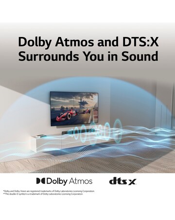 LG USE6S 3ch 100W All-in-One Soundbar with Dolby Atmos
