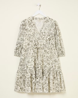 FatFace Nancy Linear Floral Dress