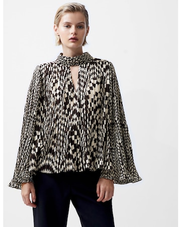 French Connection Fern Arie Pleated Top