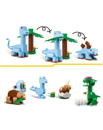 LEGO Classic Creative Dinosaurs, Assorted Brick Building Set 11041