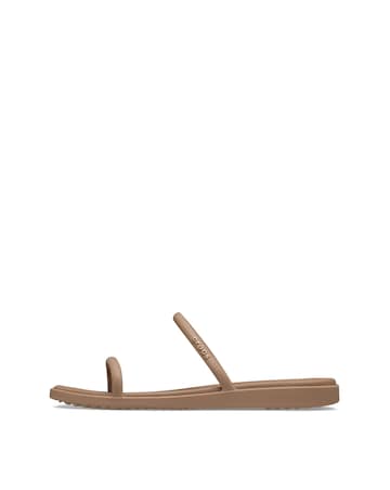 Crocs Milk Chocolate Miami Two Strap Sandal - Standard Fit