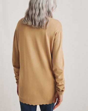 Julipa Longline Button Down Cardigan