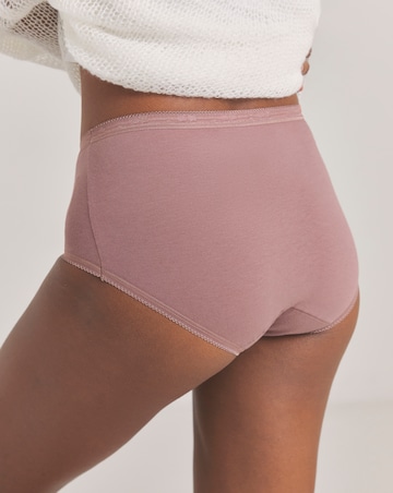 Sloggi (3 Pack) Basic Midi Knickers Cocoa Multi