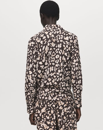 Mango Animal Print Shirt