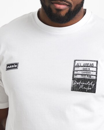 Jack & Jones Oasis Crew Neck T-Shirt - White Multi