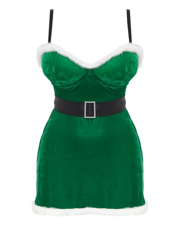 Ann Summers Santa Elf Dress Green