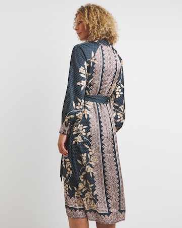 Joanna Hope Balloon Sleeve Shirt Dress