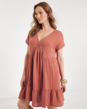 Beach to Beach Cotton Mini Beach Dress