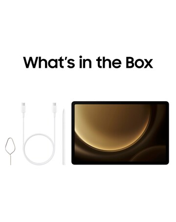 Samsung Galaxy Tab S9 FE 10.9in 128GB WiFi Tablet - Silver