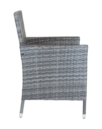 Charles Bentley 4 Seater Round Rattan Dining Set