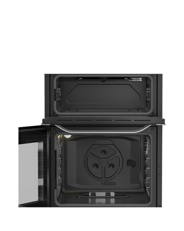 Hotpoint HDG6GDCX 60cm Gas Double Cooker Glass Lid Stainless Steel Installation