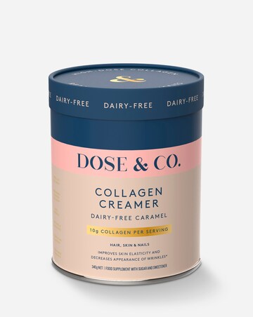 Dose & Co Dairy Free Collagen Creamer Caramel 340g
