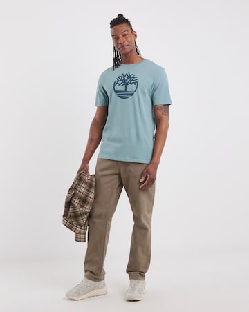 Timberland Kennebec River Tree Logo T-Shirt - Blue