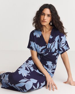 Joanna Hope Twist Front Jersey Dress