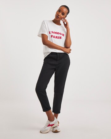 White L'Amour Paris T-Shirt