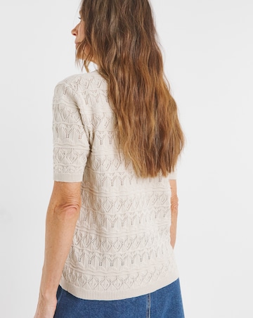 Crochet Short Sleeve Jumper