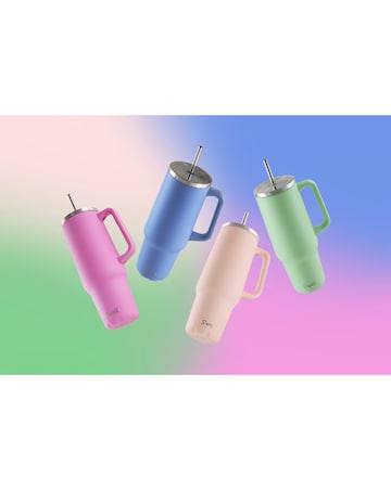 S'well XL Tumbler, 1.1 Litre, Hydrangea Pink