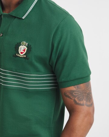 Lacoste Short Sleeve Tennis Embroidered Polo - Dark Green