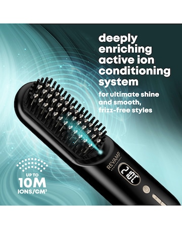 Revamp Compact Cordless Straightening Brush