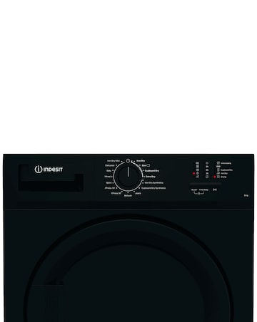 Indesit C YD C82 BBGL UK Condenser Tumble Dryer 8kg - Black
