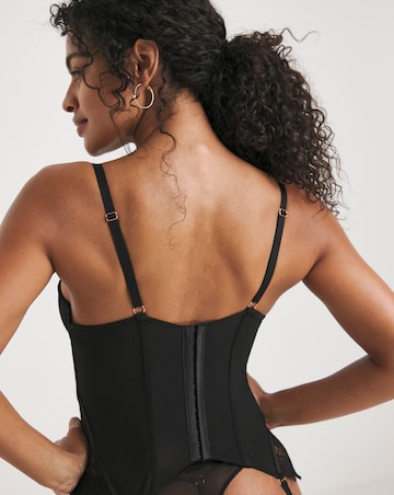 Figleaves Curve Adore 1/2 Pad Underwired Corset (B-F) Black