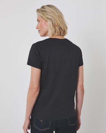 Levi's Perfect Tee Embroidered Caviar