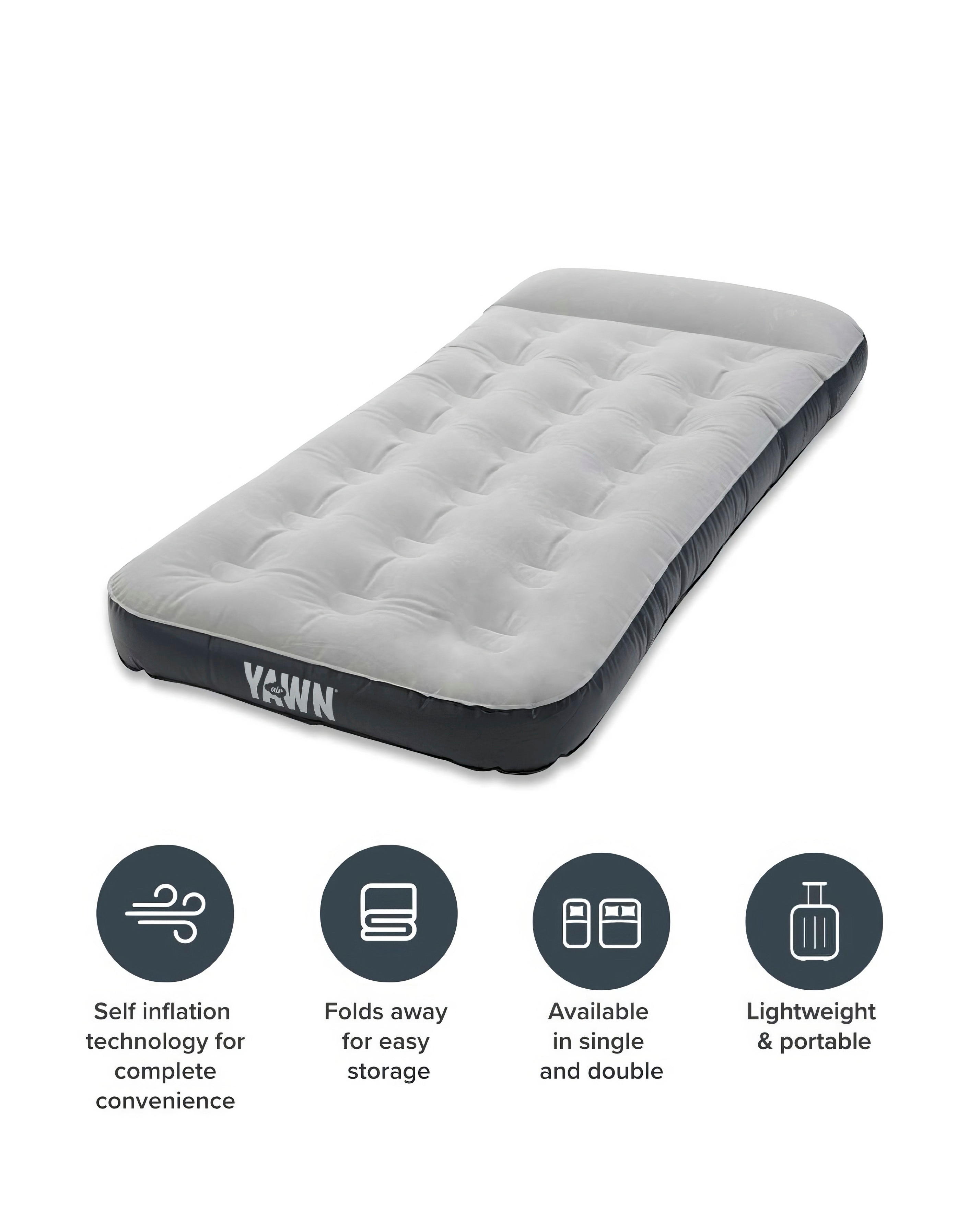 Yawn Air Self Inflating Single Camping Mattress | JD Williams