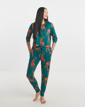 Chelsea Peers Jersey Crew Neck Pyjama Set