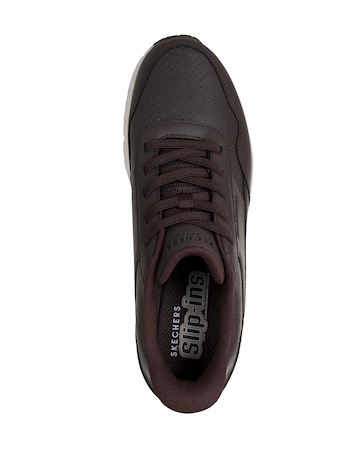 Skechers Slip-ins Uno Banksia Luxe Trainer - Brown