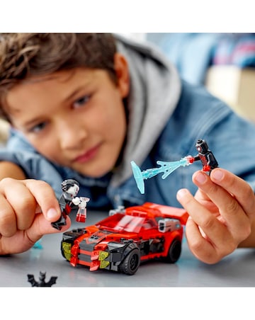 LEGO Marvel Miles Morales vs. Morbius Toy Car Set 76244