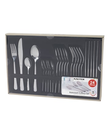 Salter Bakewell 24 Piece Cutlery Set