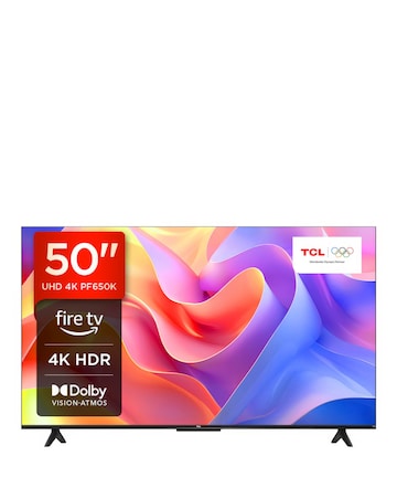 TCL 50In 50PF650K LED 4K HDR PRO Smart Fire TV with Freely