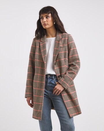 Heritage Check Mid Length Coat