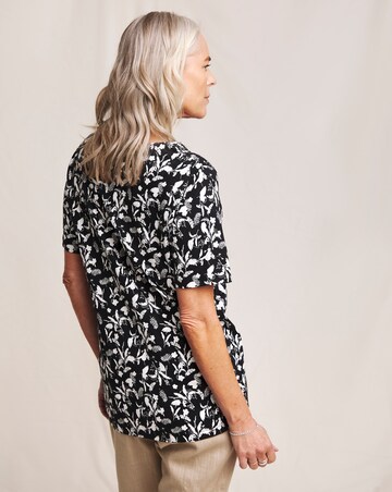 Julipa Pure Cotton V-Neck Printed Top