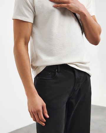 Loose Fit Stretch Jean Black