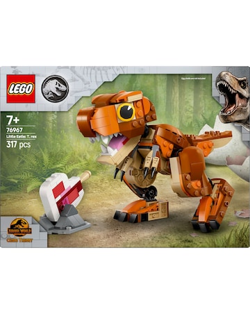 LEGO Jurassic World Little Eatie: T. rex Dinosaur Model Building Kit 76967