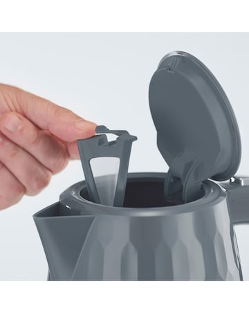Russell Hobbs 26053 Textured Honeycomb Grey Kettle