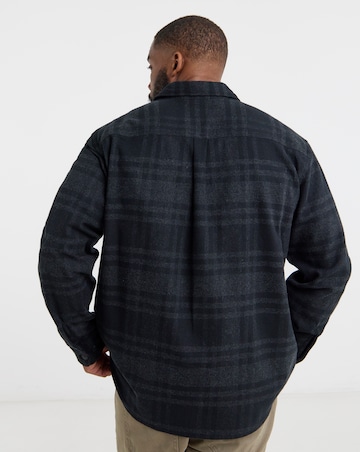 Jack & Jones Premium Rayle Check Over Shirt - Black