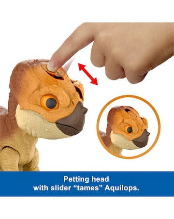 Jurassic World Rebirth Primal Dinosaur Interactive Toy Aquilops Dolores