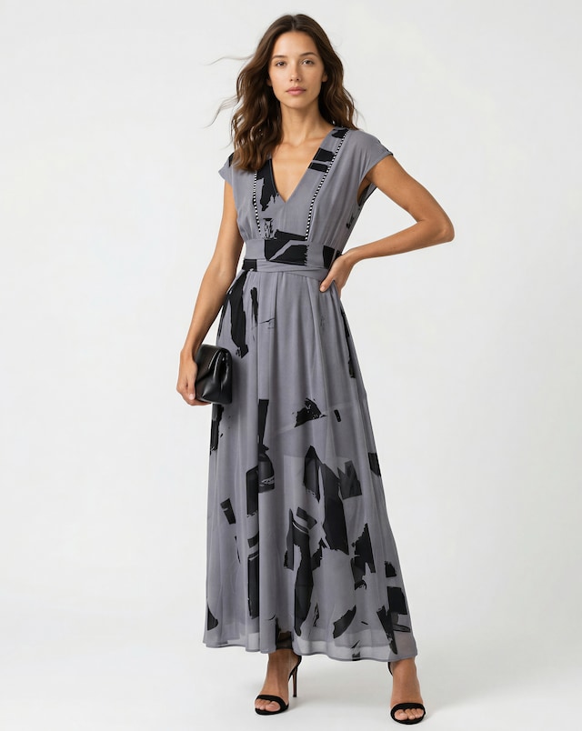 Religion Lilian Abstract Maxi Dress