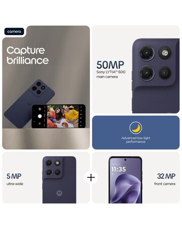 Motorola Moto G17 128GB - Evening Blue