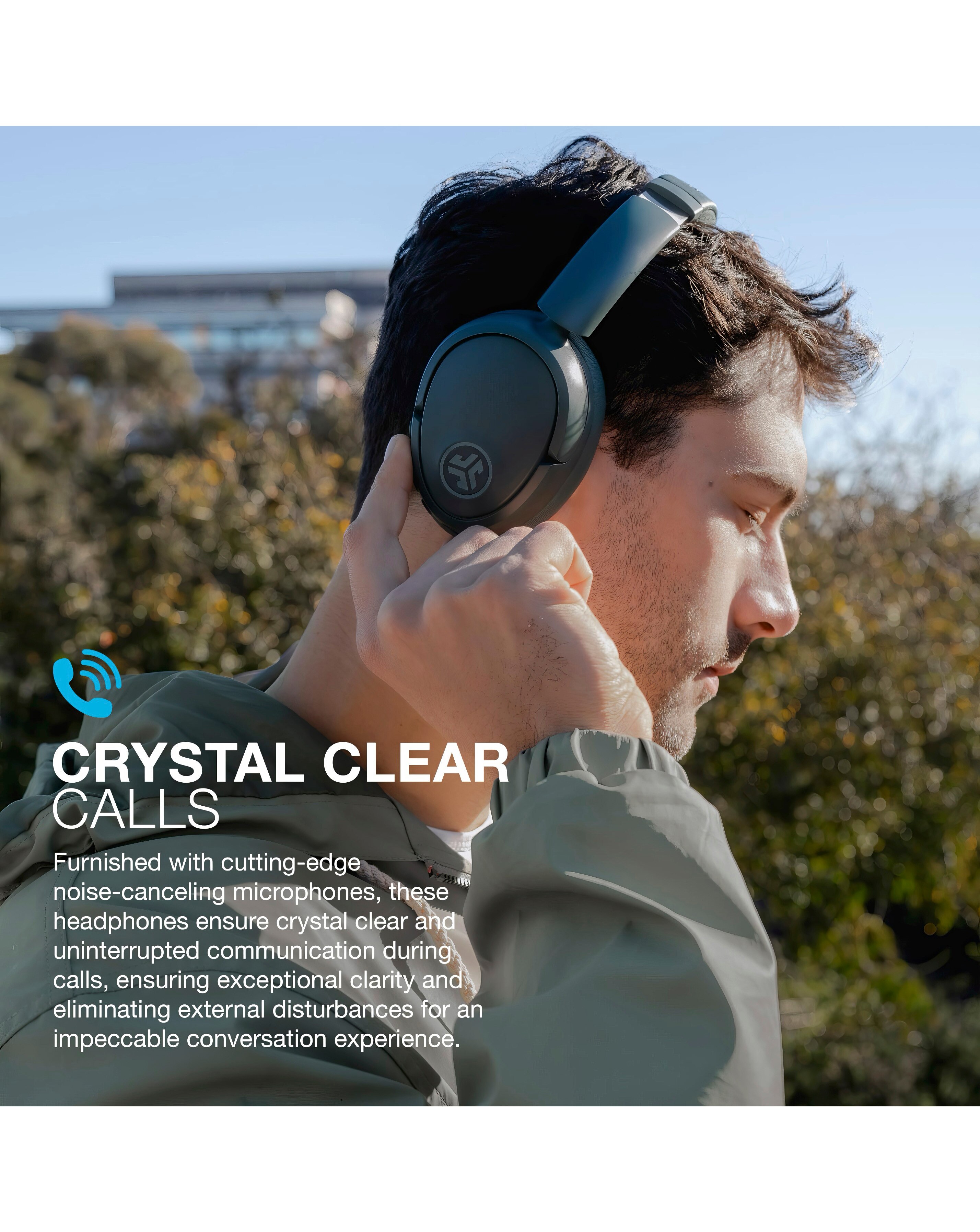 JLab JBuds Lux Active Noise Canceling Wireless Headphones - Graphite (Open Box)