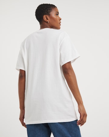 White Van Gogh Starry Night Graphic T-Shirt