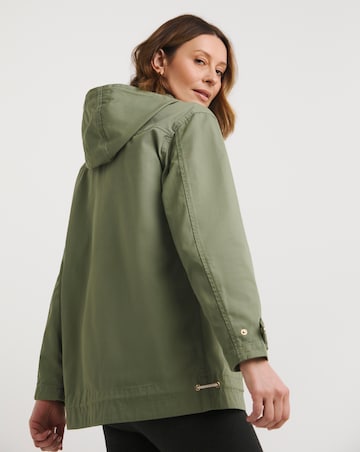Sage Hooded Utility Parka