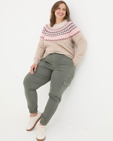 FatFace Wild Fairisle Yoke Jumper